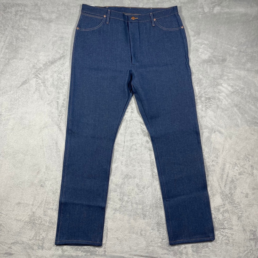 Wrangler Cowboy Cut Jeans Mens 40x34 Blue 13MWZ Original Fit Denim NEW